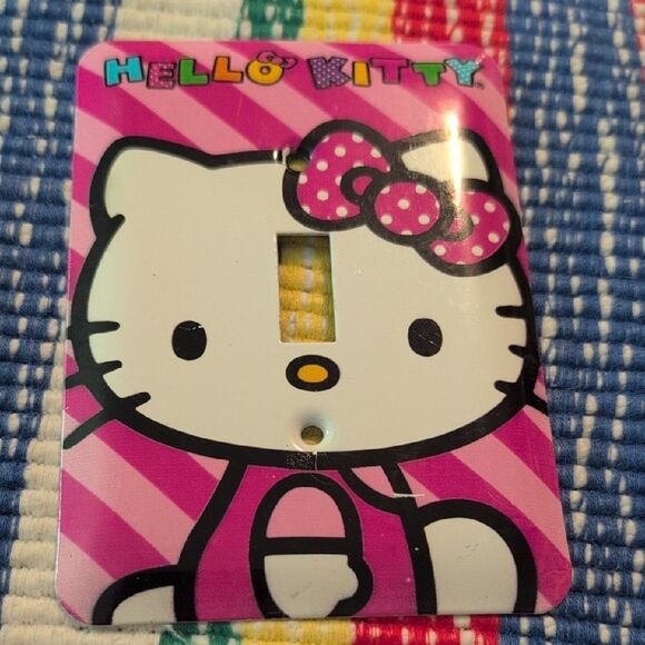 Hello Kitty‎ Y2K Pink Light Switch Plate - Picture 1 of 5